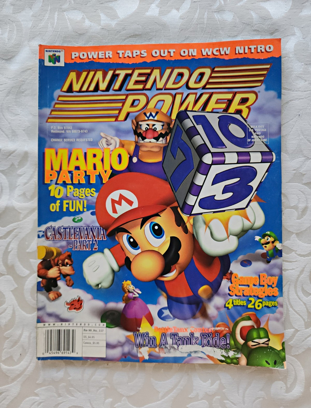 Nintendo Power Issue 117 Feb 1999 Mario Party, w/POSTER